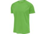 Hummel Kids Core Running T-Shirt S/S, Green Flash, 164