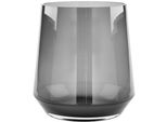 Dekovase Fink "Linea", Grau, H:25Cm Ø:21Cm, Glas, Vasen, Aus DurchgefäRbtem Opalglas
