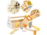 Mondo Classico Set Di Utensili In Legno Valigia 20 El.