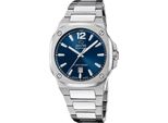 Jaguar J1024/1 Jaguar Rc. Orologio Acciaio Inossidabile Data Argento