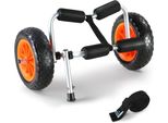 Carrello Per Kayak - Carrello Pieghevole Per Canoa In Lega Di Alluminio Da 2 Mm - Capacità Di Carico Fino A 113 Kg - Con Pneumatici Inpoliuretano- Accessori Per Carrello Da Barca Kayak Canoa.