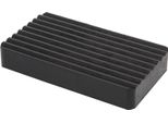 Ks-Tools 160.0525 Tampone In Gomma 23 Per Piattaforme Di Sollevamento Hofmann, 162 X 92 X 25 Mm