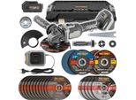 Smerigliatrice Angolare A Batteria Procraft Industrial AG125B-CD 20 V 125 Mm Brushless + 1X Batteria 4,0 Ah + Caricabatteria + Valigetta