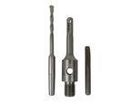 Stier Aufnahmeschaft Sds - Plus M16 Inklusive Zentrierbohrer Und Austreibkeil (3Er Set) (903201)