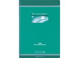 Conquerant Sept Spiralbuch, Din A4, Kariert, 90 Blatt