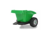 Rimorchio Ride-On Verde Per Trattore Strong Bull