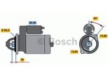 Bosch 0 986 018 290 Motorino Di Avviamento 2,3Kw 12V Autocarro