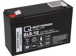 Q-Batteries 6LS-12 Batteria Al Piombo 6V 12Ah / Agm Vrla Con Vds