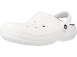 Sandali Del Marchio Crocs Del Modello Classic Lined Clog Bianco