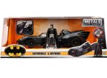 Batmobile 1989: Modello Metallo 1:24 Con Statuetta Batman