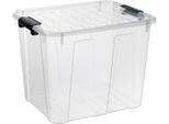 Plast Team 22420800 Plast Team Storage Box Home Box, 40 Litri, Trasparente