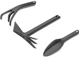Set Di 3 Attrezzi Da Giardino Basic Cellfast Vangatrice, Coltivatore, Zappa Doppia