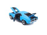 Maisto 31453B - Modellino Auto - Ford Mustang Mach 1 '70 (Blu, Scala 1:18)