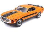 Maisto 531453O - Modellino Di Auto - Ford Mustang Mach 1 '70 (Arancione, Scala 1:18)