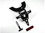 Porta Targa Zieger Pro Compatibile Con Kawasaki ZX-6R Bj 2003-04 Austria
