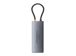 Hub Baseus 10In1, 2X Hdmi, USB-C, 3X USB-A, RJ45, Sd/Tf, Pd, Grigio