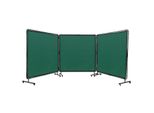 Vevor Tenda Per Saldatura A 3 Pannelli 1,8 X 1,8 M Tenda Di Protezione Per Saldatura In Vinile Ignifugo Parete Di Protezione Per Saldatura Con 6 Ruote Girevoli E Protezione Uv A 6 Stadi Coperta Per Saldatura Protezione Per Saldatura Verde