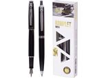 Set Di 60 Penne E Penne A Sfera Zenith Elegance Nero N. 597