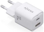 Caricatore Da Parete Aisens ASCH-30W2P020-W Bianco Colorato 33 W (1 Unità)