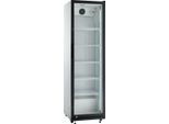 Frigorifero Professionale Con Porta In Vetro E Raffreddamento A Convezione - 392 Litri, Serratura, Nero/Bianco