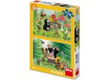 Dino Puzzle Talpa E Festa 2X48 Pezzi