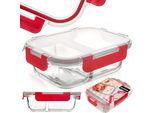 Contenitore Per Alimenti In Vetro Orion Con Coperchio E Sigillo Barattoli Per La Conservazione Degli Alimenti Barattolo Per Il Pranzo Scatola Per Alimenti Barattolo Per La Conservazione Diviso 950 Ml