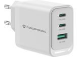 Conceptronic ALTHEA21W65 Caricabatterie Per Dispositivi Mobili Universale Bianco Ac Ricarica Rapida Interno