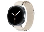 Cinturino In Nylon Alpine Per Samsung Galaxy Watch 8 (40/44 Mm) / Classic (46 Mm) - Bianco