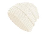 Berretto Con Coda Di Cavallo All'uncinetto, Berretto Da Donna - Beaniehut Bianco