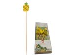 Set Di 20 Decorazioni Da Cocktail Excellent Houseware, Bambù, 12 Cm, Giallo