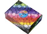 Folia 50209 Folia Pompom Mix Colorato Scatola Jumbo, 200 G, Assortiti