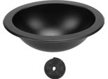 340 X 270 120 Mm Lavello Per Camper 304 In Acciaio Inox Versatile Lavello Rotondo Per Cucina-Bagno Con Uscita Da 40 Mm Per Barca Caravan Camper