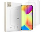 Tech-Protect Glass Fit+ Confezione Da 2 Pezzi Per Google Pixel 9 / 9 Pro / 10 / 10 Pro - Trasparente
