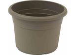 Siena Garden 113-003MP Vaso Per Piante Cilindro 30 Cm, Tortora