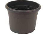 Siena Garden 112-502MP Vaso Per Piante Cilindro 25 Cm, Antracite