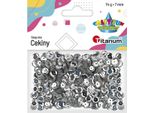 Cekiny OkrąGłE 7Mm X 14G Metaliczne Srebrne Titanum