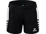 Erima Six Wings Worker Shorts Donna Nero/Bianco 38