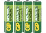 Batteria Allo Zinco Gp Greencell Aa, LR6, 1,5 V, 4 Pz