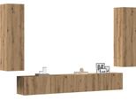 Maison Exclusive - Mobili Tv A Parete 4 Pz Rovere Artigianale In Legno Multistrato