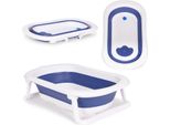 Vaschetta Per Neonati Vaschetta Turistica Pieghevole Con Scarico Ecotoys Blu
