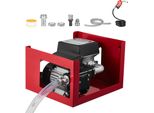 Succebuy Pompa Elettrica Per Gasolio, 60L/Min, Con Flussometro, Ugello Di Arresto Automatico, 2 Tubi Flessibili, Prevalenza Di 13,7 M, Adatta Per Paraffina E Biodiesel