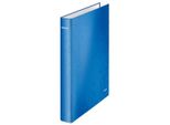 Raccoglitore Leitz A 4 Anelli Laminato Wow A4 Maxi 4 Cm Blu