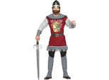 Costume Da Cavaliere Guerriero Medievale Tradizione Storica Autentico Elmo Lotta Carnevale Festa Esperienza Guerriero Moschettiere Abbigliamento, Taglia: 52 - 54 (L) Colore: Grigio