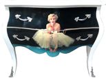 Casa Padrino Cassettiera Barocca Marilyn Monroe Mod2 120Cm - Mobile Credenza