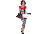 Costume Da Giullare Arlecchino, Donna , Taglia:S