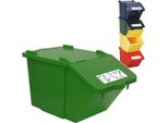 Contenitore Per La Raccolta Differenziata A Due Piani - Verde 45L