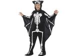 Scheletro Di Pipistrello Costume Di Carnevale Per Bambini Taglia Bambino: 134-140