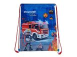 Astra Borsa Da Ginnastica Borsa Sportiva Zaino Playmobil Feuerwehr Leggero Colorato Bambini Ragazzi