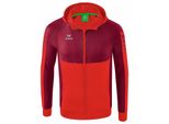 Erima Six Wings - Giacca Da Allenamento Con Cappuccio Uomo - Rosso / Bordeaux