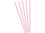 Cannuccia Di Cartone Per Bere 10 Pezzi Rosa Chiaro 19,5 Cm - Taglia Unica